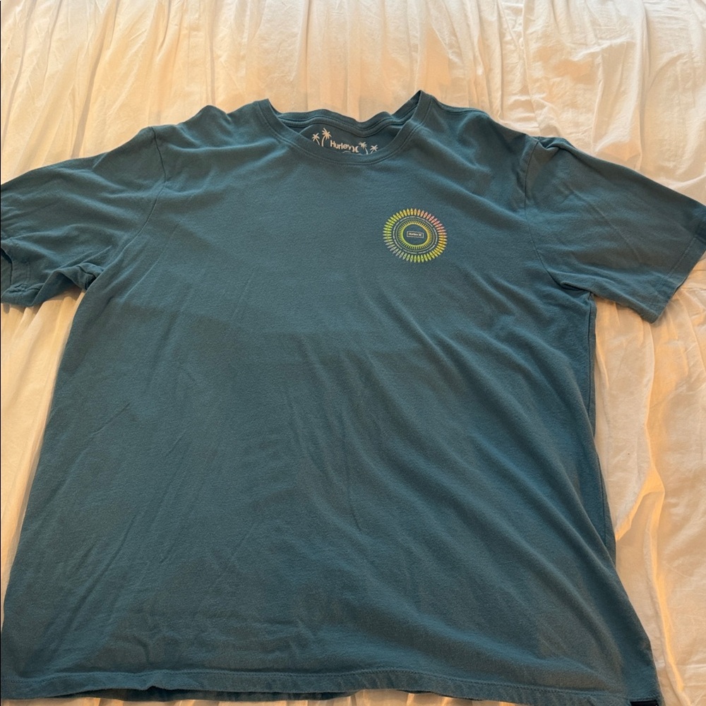 Hurley Men's Teal Short Sleeve Tee